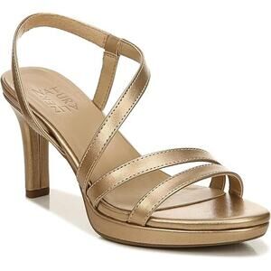 Naturalizer Metallic Gold Strappy Sandals